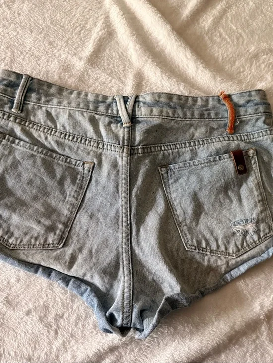 Roxy Denim Cutoff Cuffs Distressed Shorts 29 - Picture 5 of 8